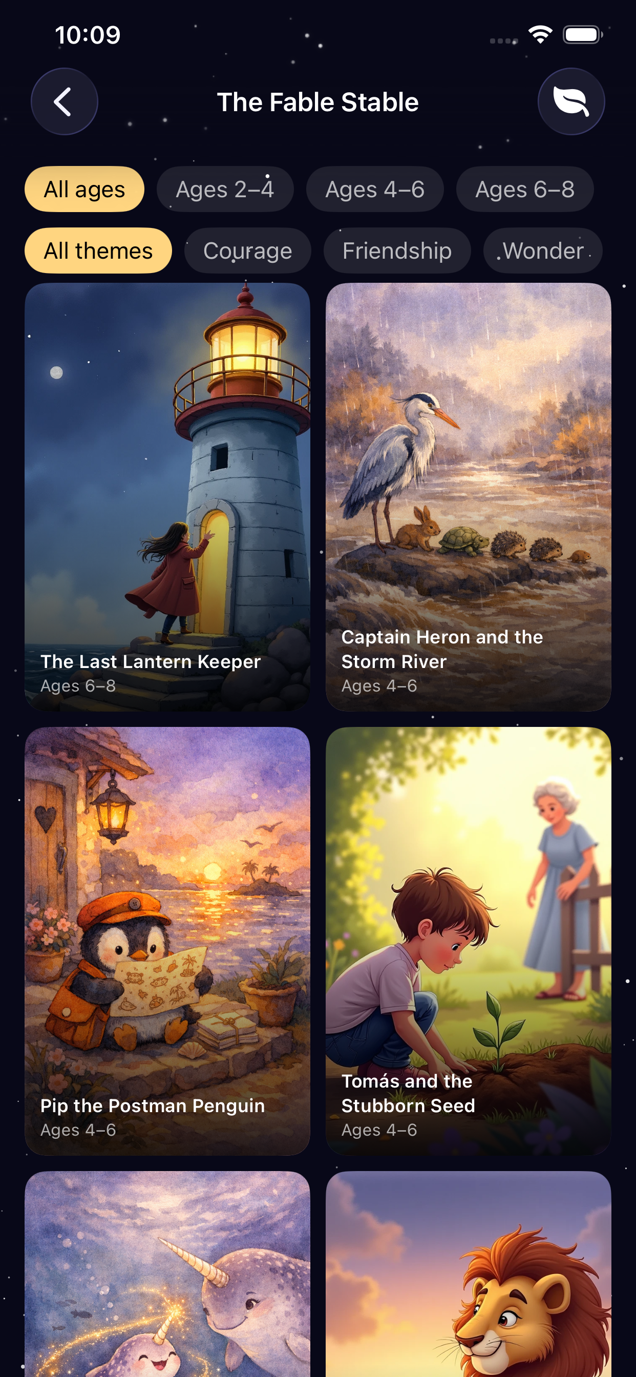 Hearth Yarns — story library