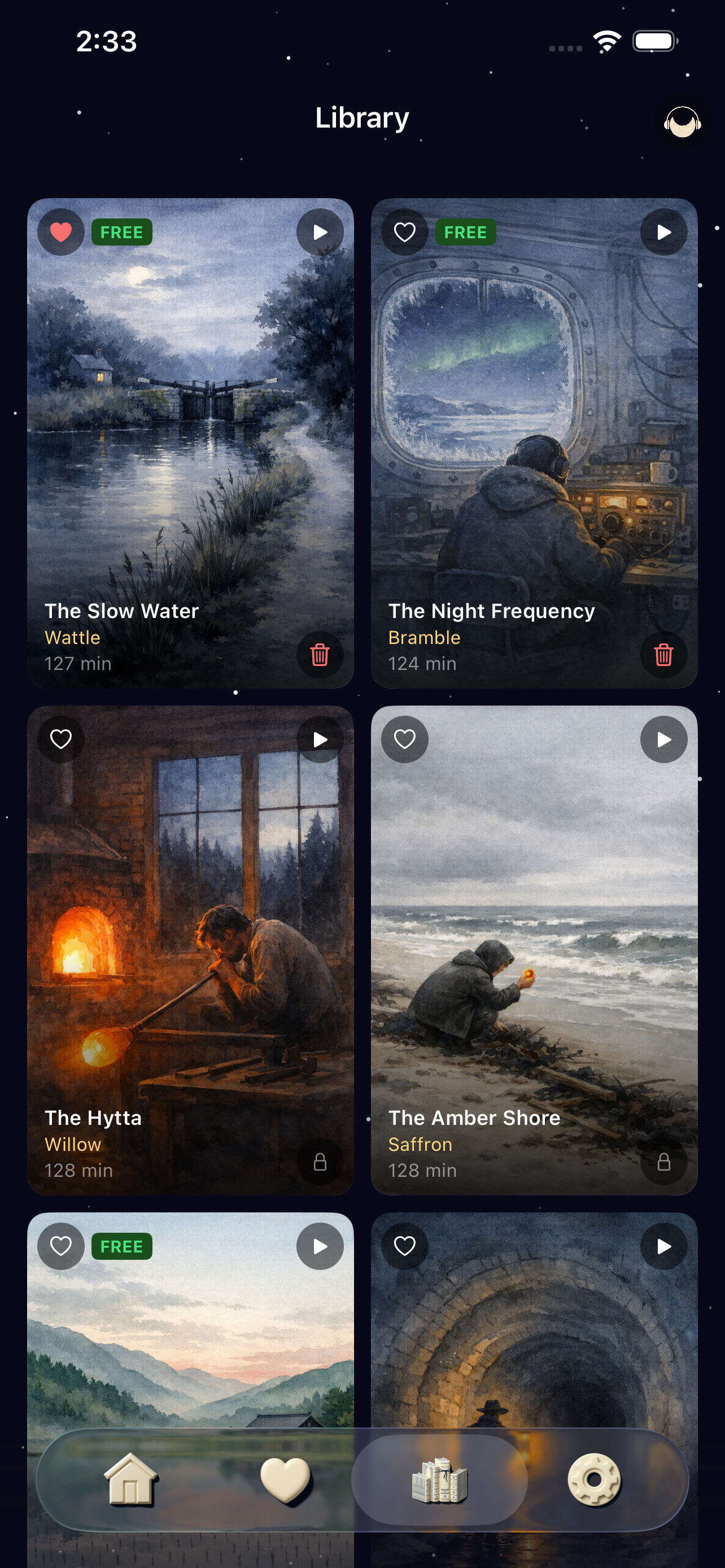 Sleep Yarns — story library